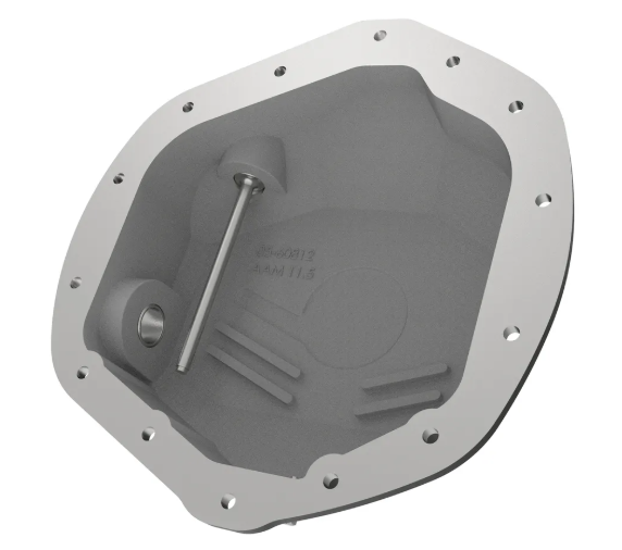 Pro Series Rear Differential Cover Black w/ Machined Fins