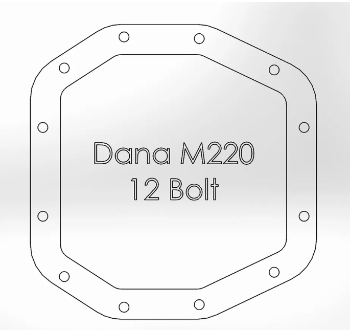 Pro Series Rear Differential Cover Red w/ Machined Fins