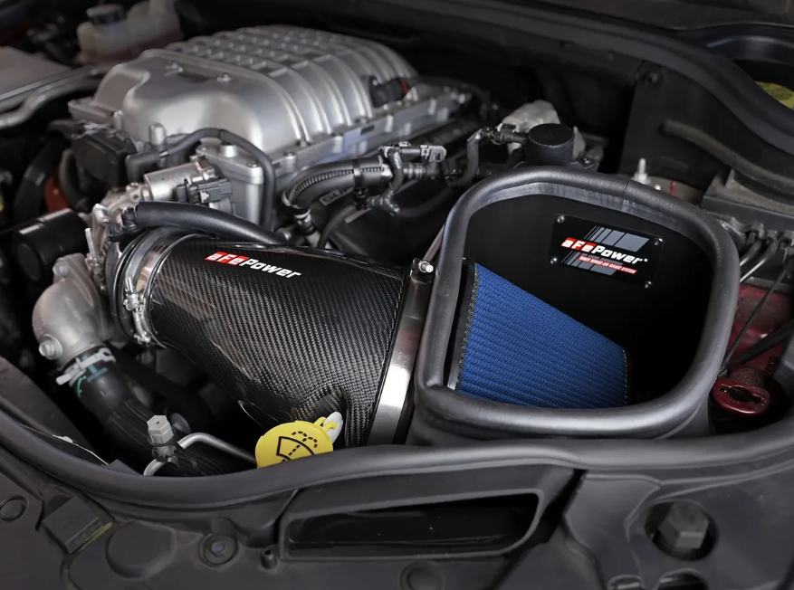 Track Series Carbon Fiber Cold Air Intake System w/Pro 5R Filter