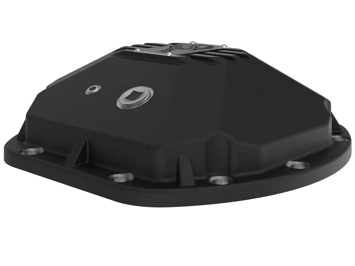 Street Series Front Differential Cover Black w/ Machined Fins
