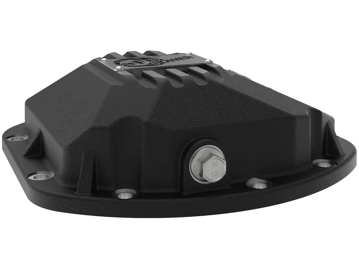 Street Series Front Differential Cover Black w/ Machined Fins