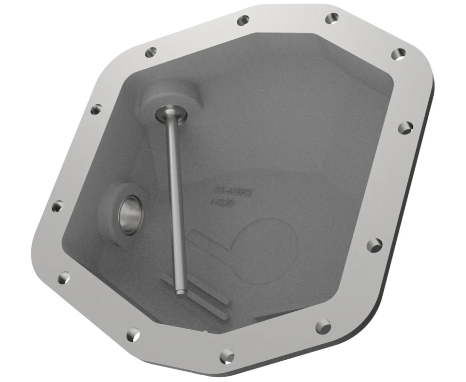 Pro Series Rear Differential Cover Black w/ Machined Fins