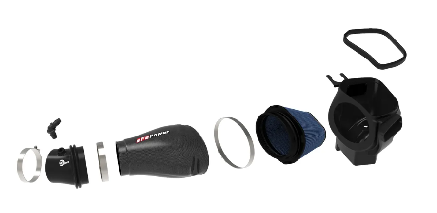 Track Series Carbon Fiber Cold Air Intake System w/Pro 5R Filter
