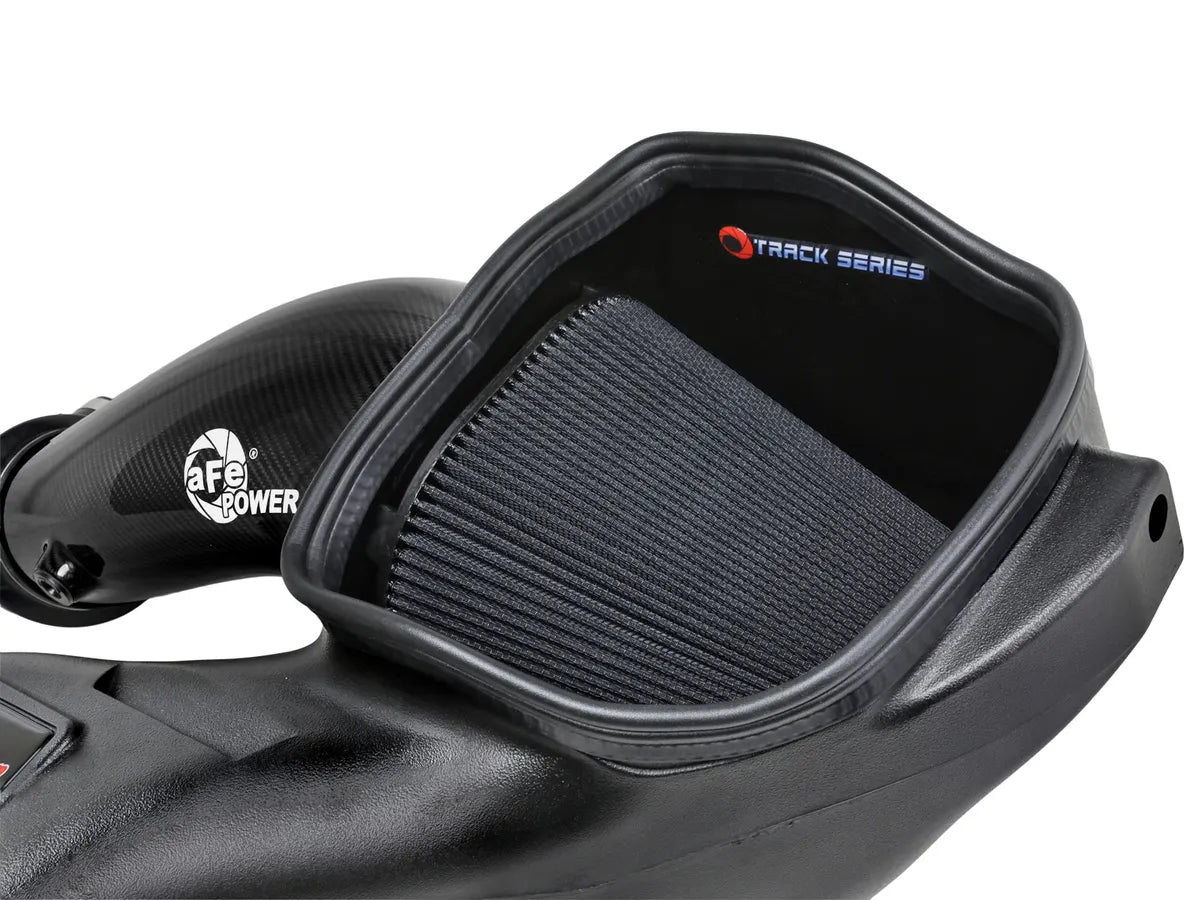 Track Series Carbon Fiber Cold Air Intake System w/ Black Pro 5R Filter