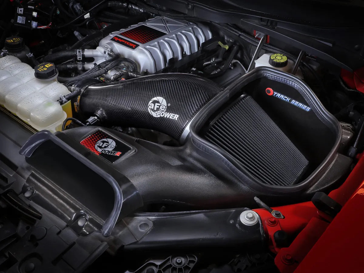 Track Series Carbon Fiber Cold Air Intake System w/ Black Pro 5R Filter