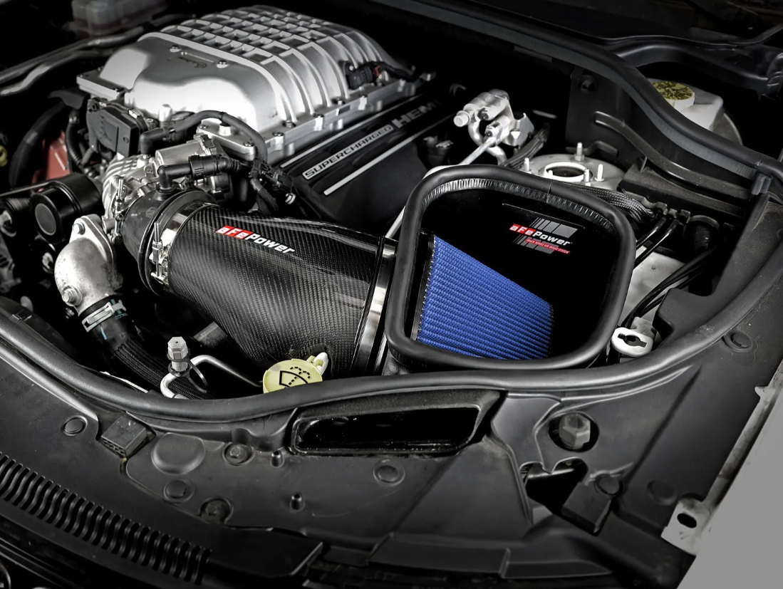 Track Series Carbon Fiber Cold Air Intake System w/Pro 5R Filter