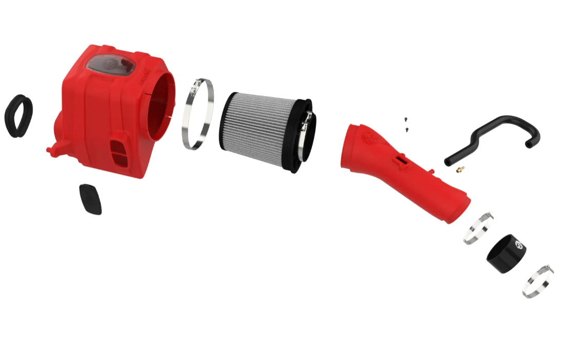 Momentum GT Red Edition Cold Air Intake System w/ Pro DRY S Filter