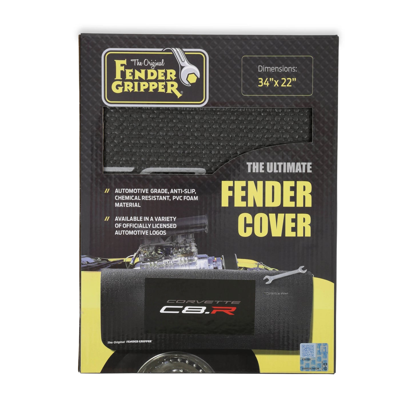 FENDER GRIPPER CORVETTE C8 LOGO