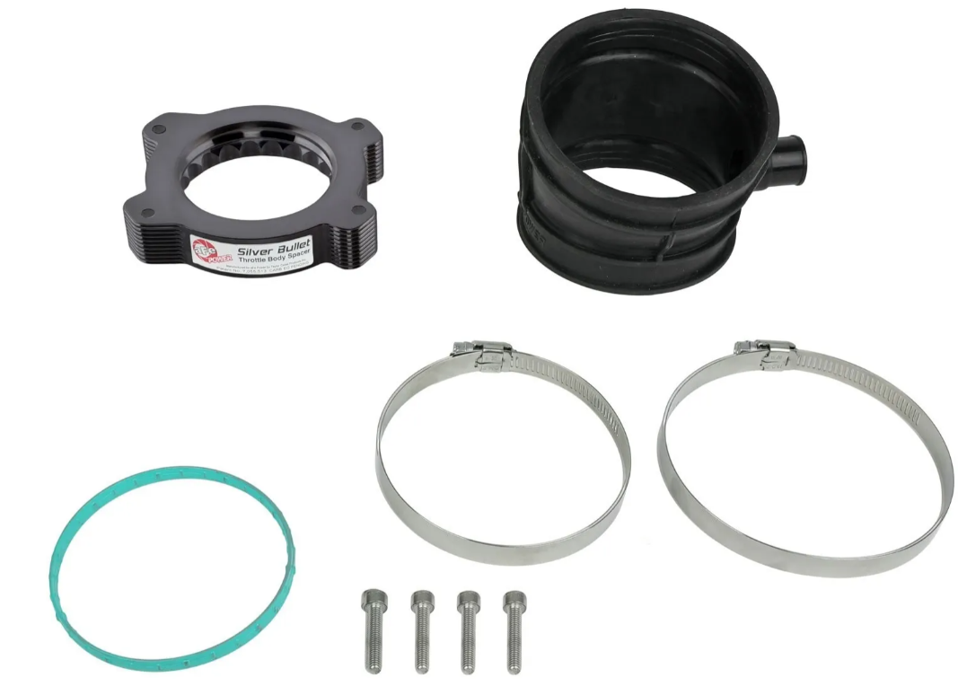 Silver Bullet Throttle Body Spacer Black