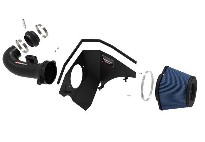 Track Series Carbon Fiber Cold Air Intake System w/Pro 5R Filter