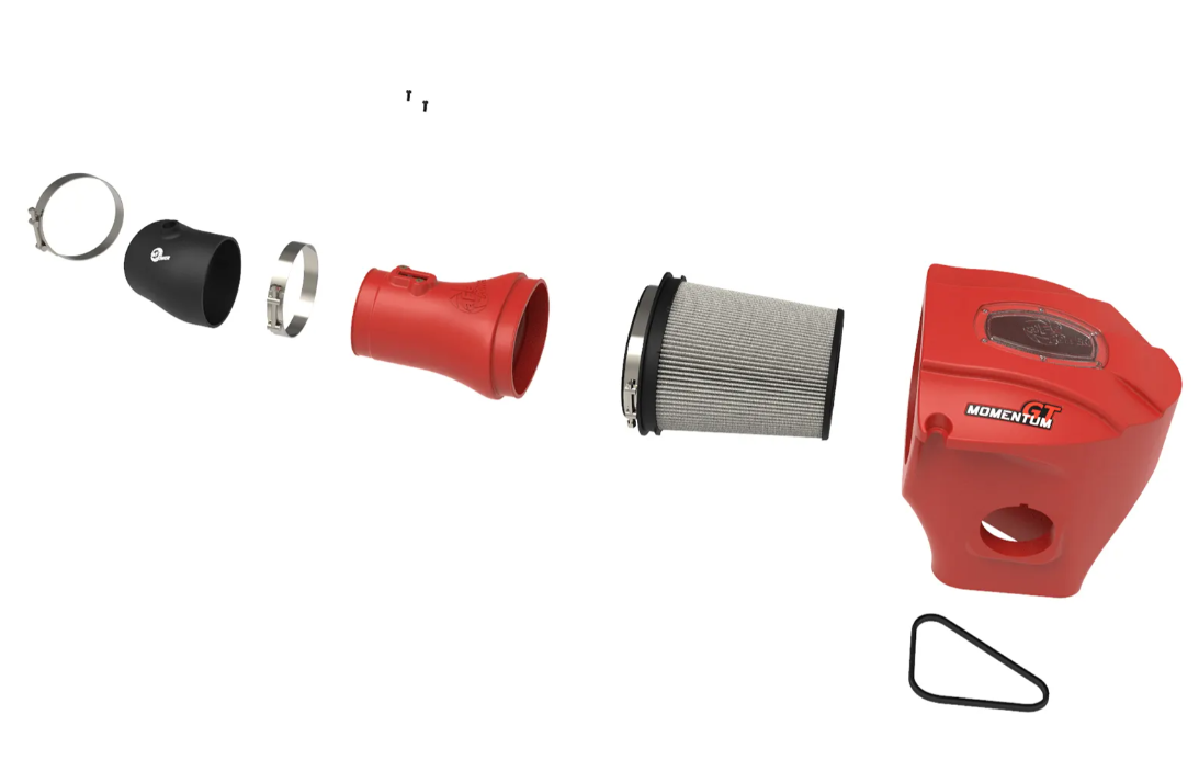 Momentum GT 'Limited Edition Red' Cold Air Intake System w/Pro DRY S Filter Media