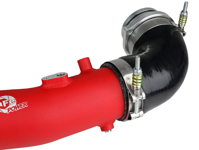 BladeRunner 2-1/2 IN Aluminum Hot Charge Pipe Red