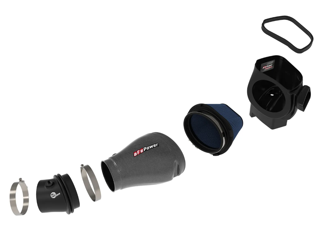 Track Series Carbon Fiber Cold Air Intake System w/Pro 5R Filter