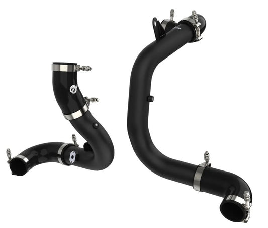 BladeRunner Aluminum Hot and Cold Charge Pipe Kit Black