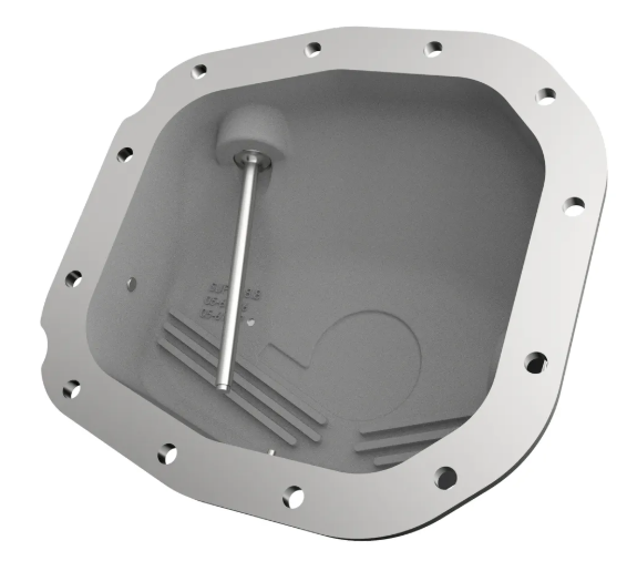 Pro Series Rear Differential Cover Black w/ Machined Fins