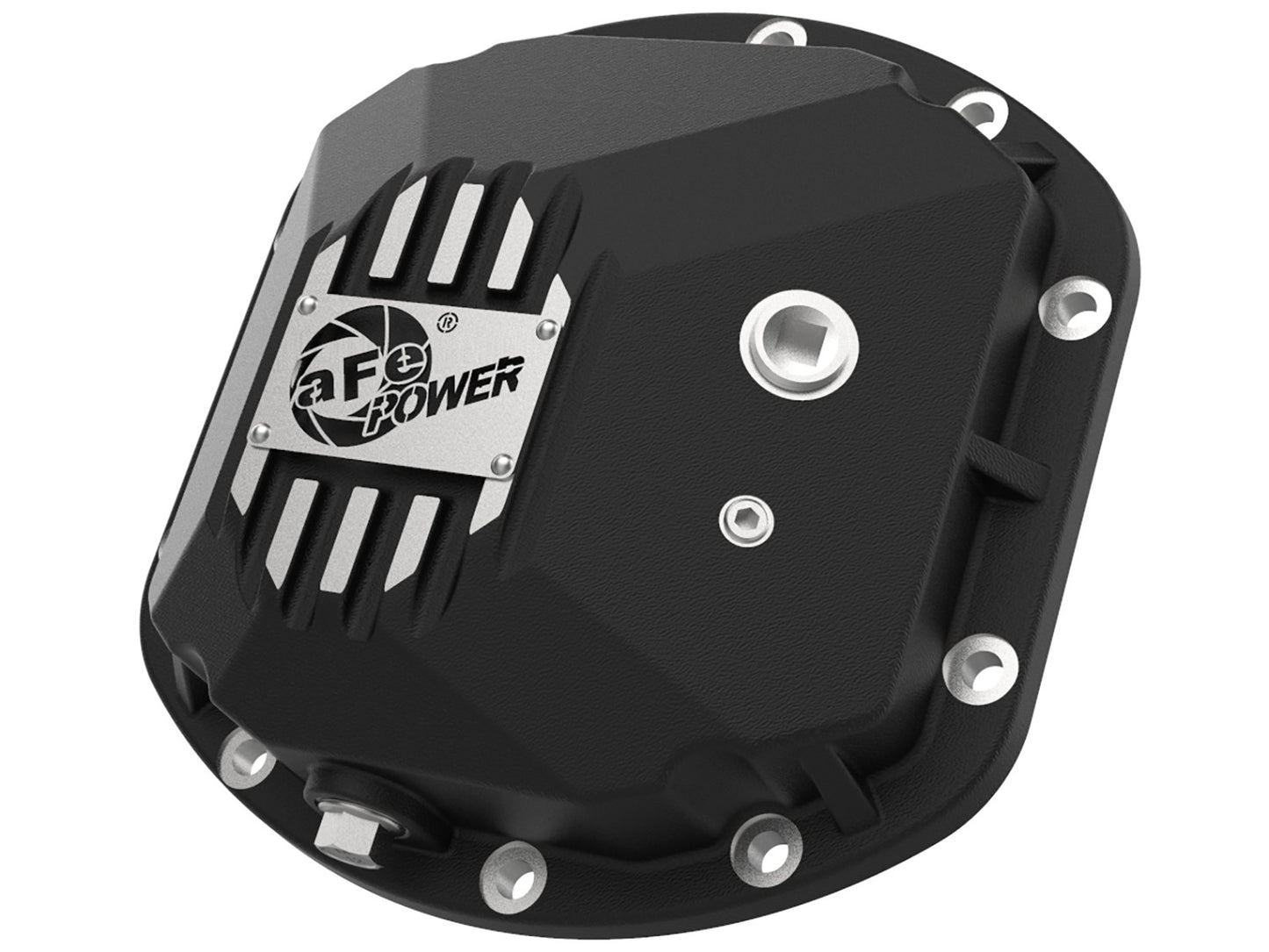 Street Series Front Differential Cover Black w/ Machined Fins