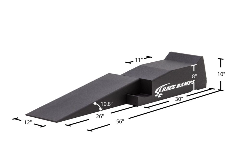 56" TWO PIECE RACE RAMPS - 10.8 DEGREE APPROACH ANGLE