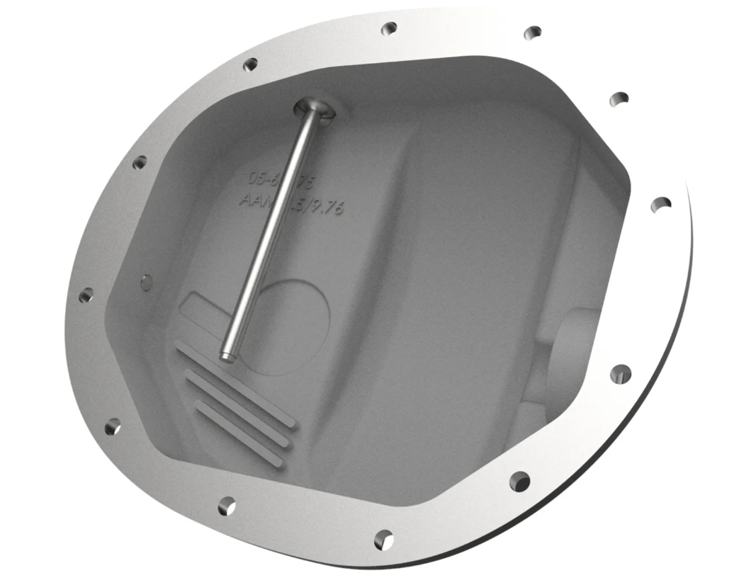 Pro Series Rear Differential Cover Black w/ Machined Fins