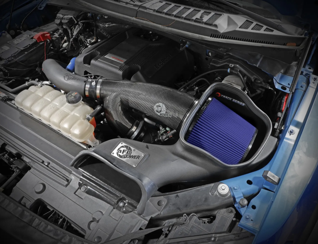 Track Series Carbon Fiber Cold Air Intake System w/Pro 5R Filter