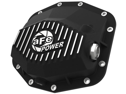 PRO Series Rear Differential Cover Black w/ Machined Fins