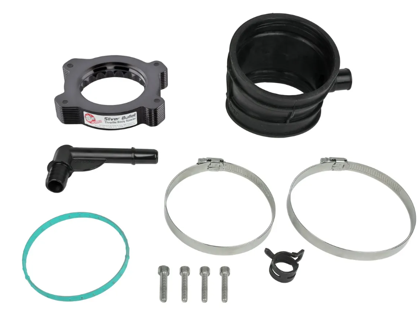 Silver Bullet Throttle Body Spacer Black
