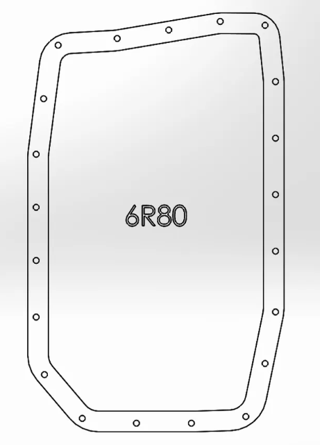 aFe POWER Pro Series Transmission Pan Black w/ Machined Fins