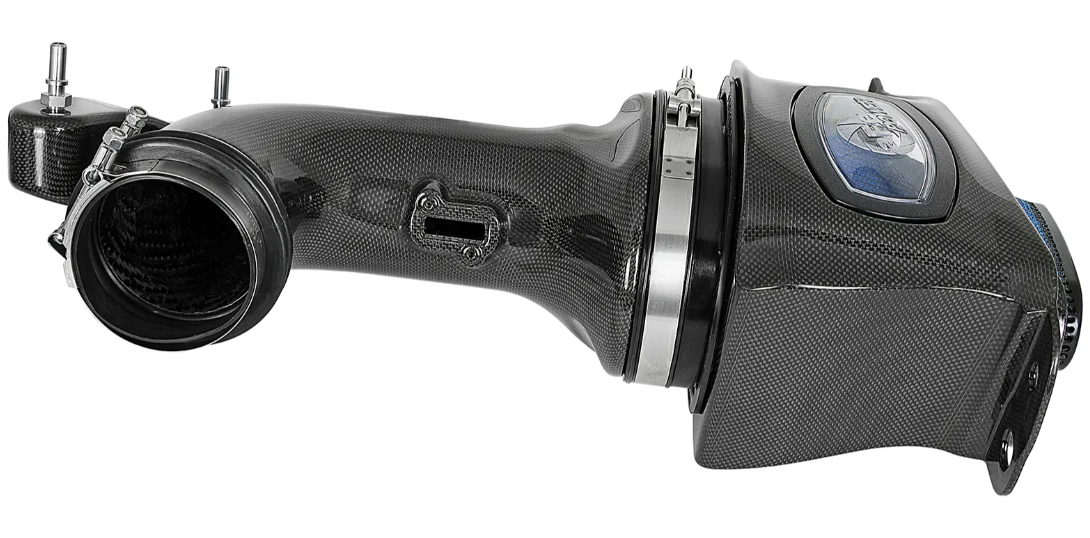 Black Series Momentum Carbon Fiber Cold Air Intake System w/Dual Filter Media