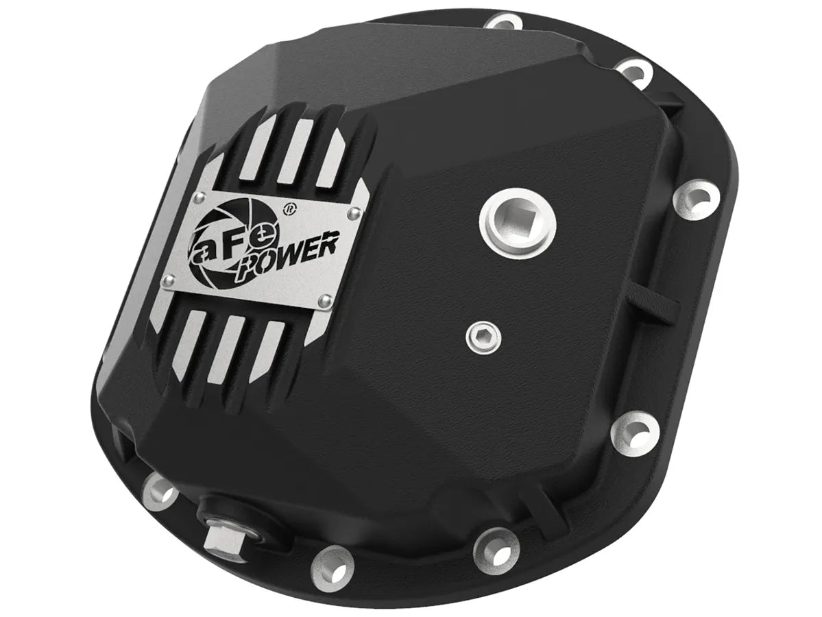 Street Series Front Differential Cover Black w/ Machined Fins