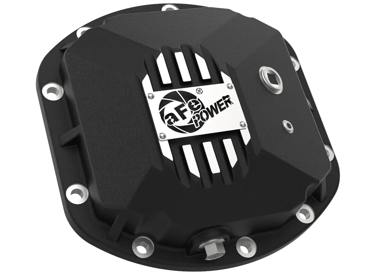 Street Series Front Differential Cover Black w/ Machined Fins