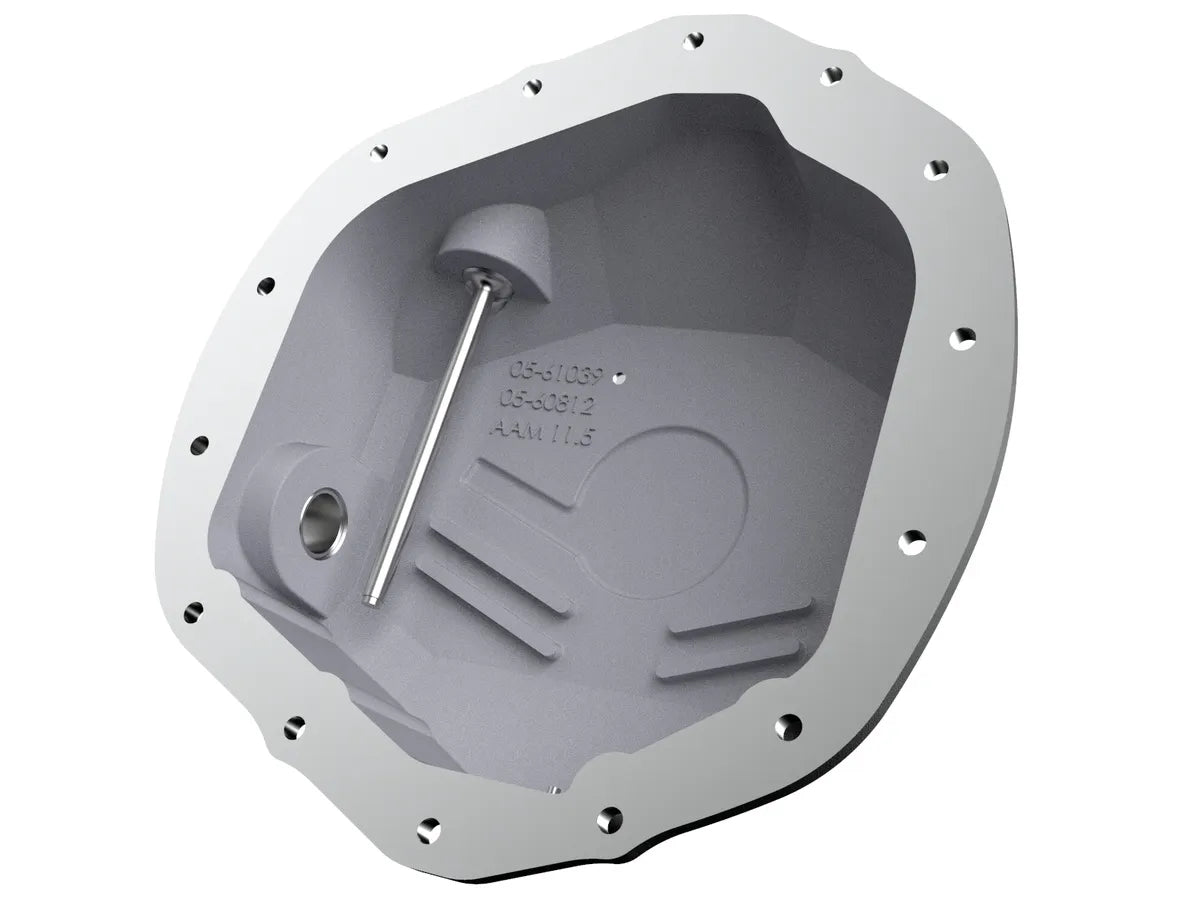 aFe POWER Pro Series Rear Differential Cover Black w/ Machined Fins