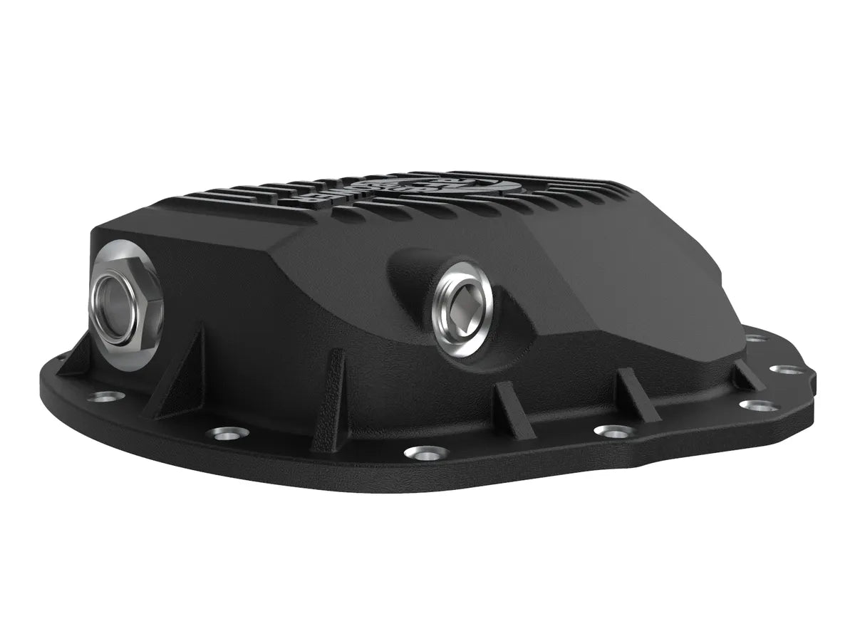 aFe POWER Pro Series Rear Differential Cover Black w/ Machined Fins