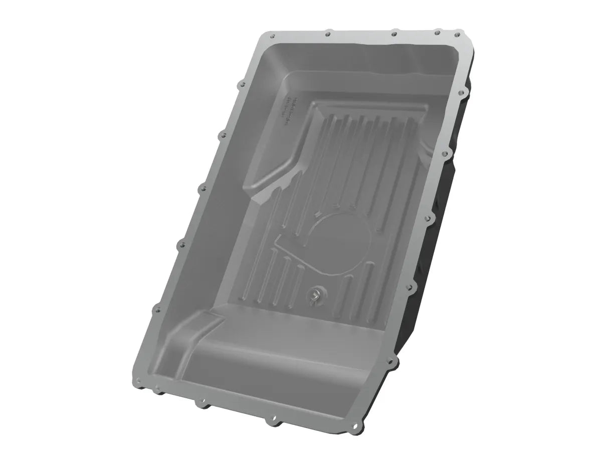 aFe POWER Pro Series Transmission Pan Black w/ Machined Fins