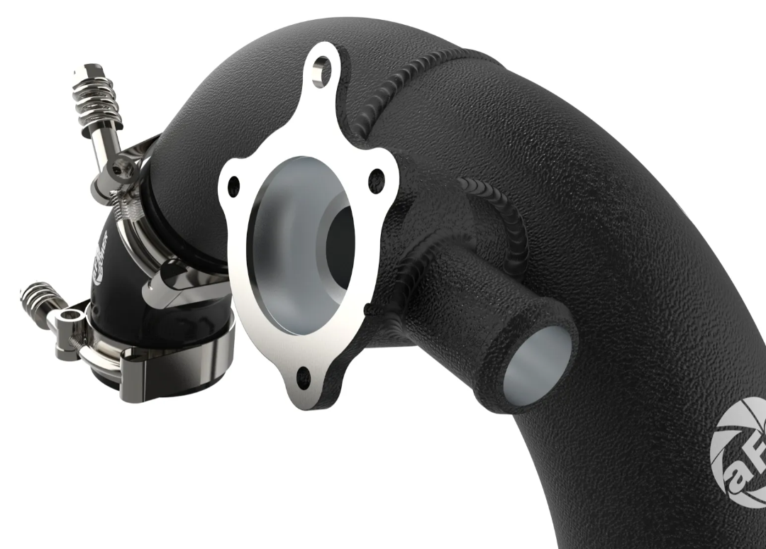 BladeRunner Aluminum Hot and Cold Charge Pipe Kit Black