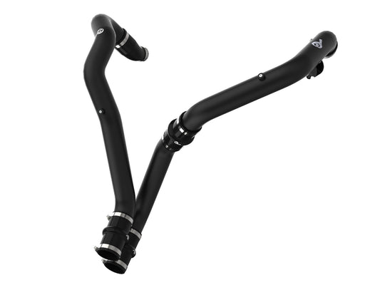 BladeRunner 2-1/2 IN Aluminum Hot Charge Pipe Black