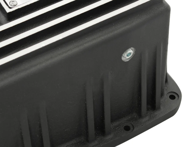 aFe POWER Pro Series Transmission Pan Black w/ Machined Fins