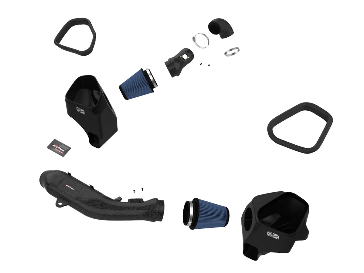 Track Series Carbon Fiber Cold Air Intake System w/Pro 5R Filters