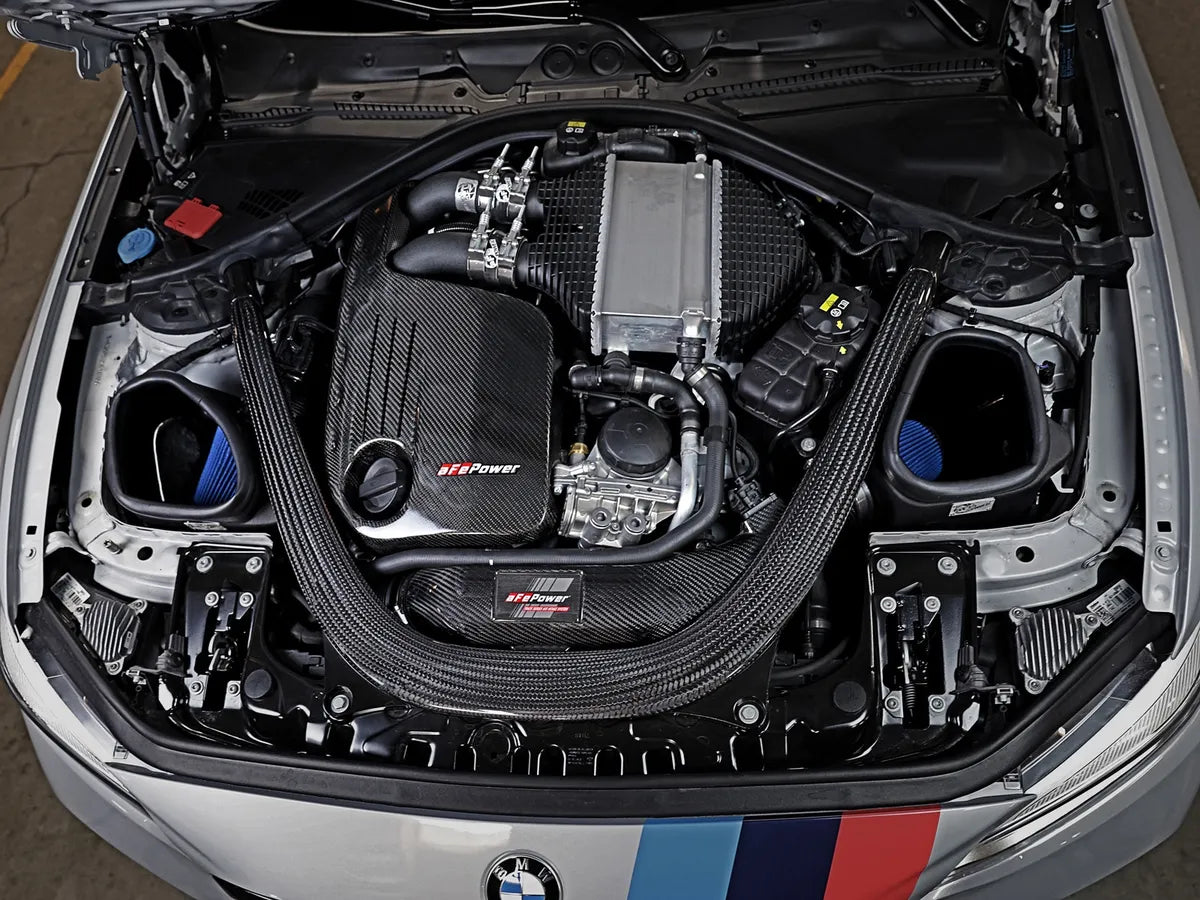 Track Series Carbon Fiber Cold Air Intake System w/Pro 5R Filters