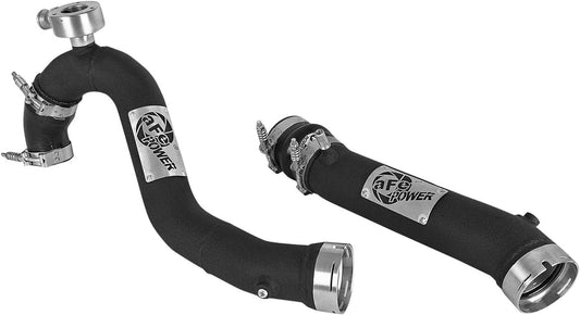 BladeRunner 3 IN Aluminum Hot and Cold Charge Pipe Kit Black