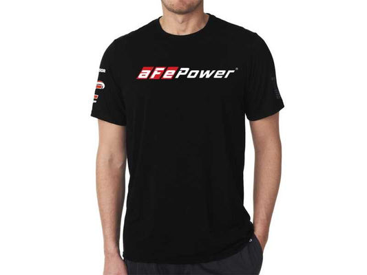 aFe POWER "Motorsport" Short Sleeve T-Shirt Black XL