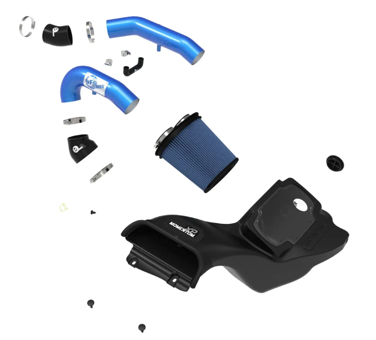 Momentum XP Cold Air Intake System - Blue w/ Pro 5R Filter