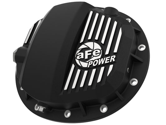Pro Series Rear Differential Cover Black w/ Machined Fins