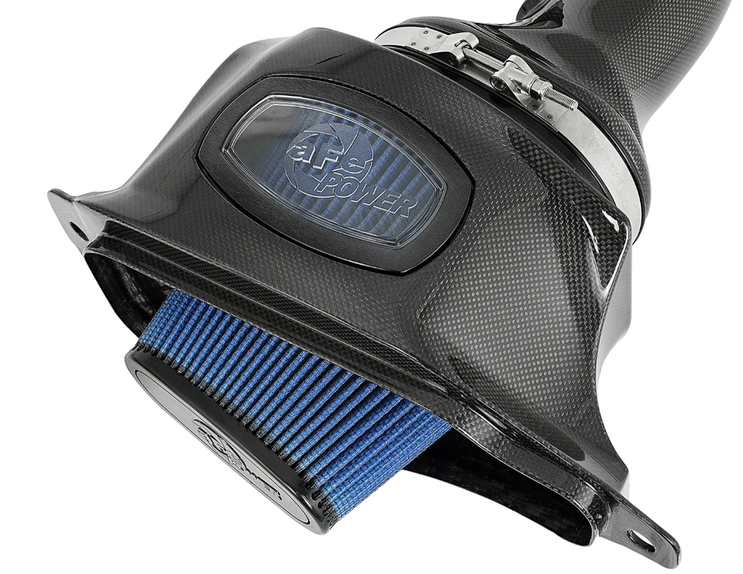 Black Series Momentum Carbon Fiber Cold Air Intake System w/Dual Filter Media