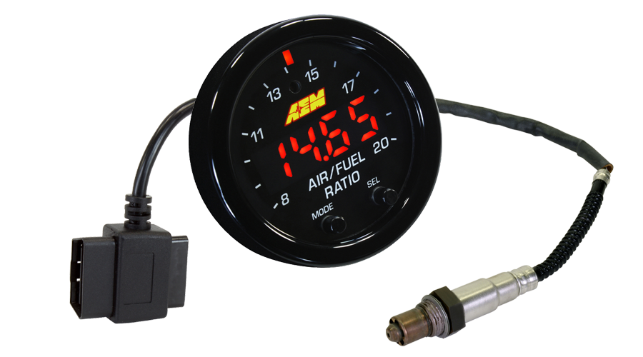 X-Series Wideband UEGO AFR Sensor Controller Gauge with OBDII Connectivity