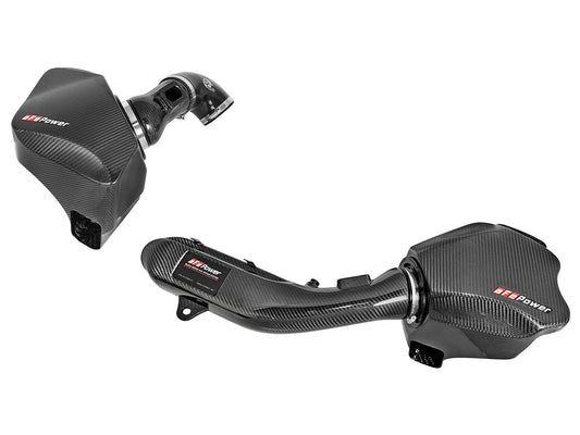 Black Series Momentum Carbon Fiber Cold Air Intake System w/Pro DRY S Filter Media
