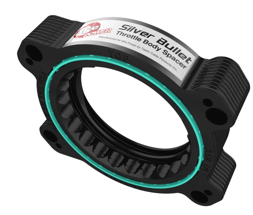 Silver Bullet Throttle Body Spacer Black