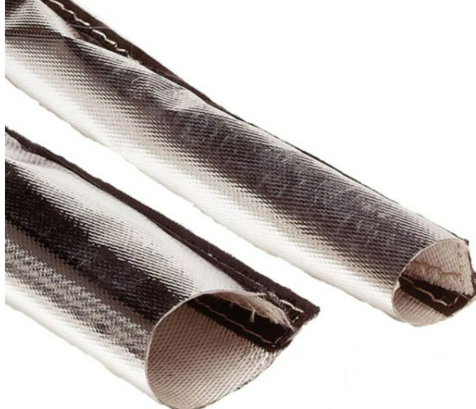HEAT SHIELD SLEEVE WITH HOOK AND LOOP SEAM - THERMAFLECT™ SLEEVE