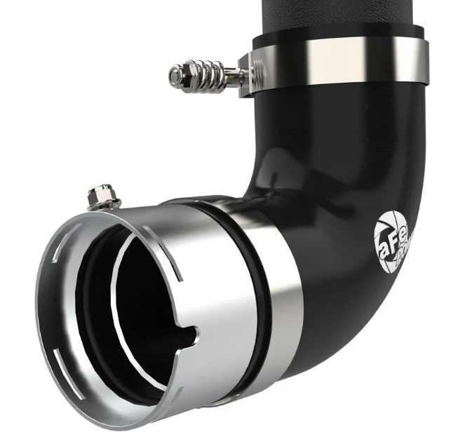 BladeRunner Aluminum Hot and Cold Charge Pipe Kit Black