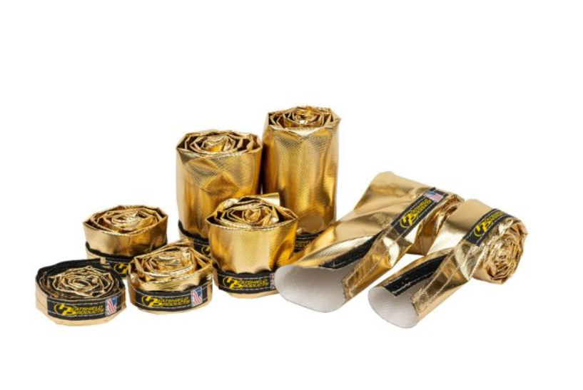 COLD-GOLD™ SLEEVE - GOLD HEAT SHIELD SLEEVE WITH HOOK AND LOOP