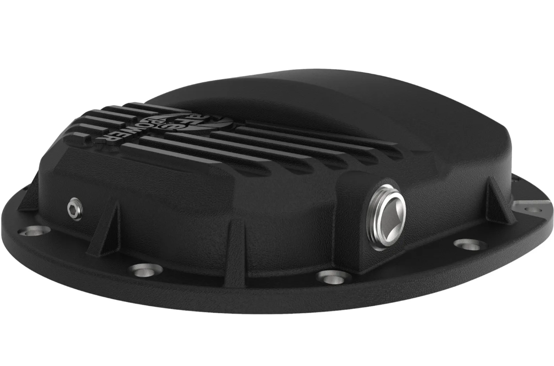 Pro Series Rear Differential Cover Black w/ Machined Fins