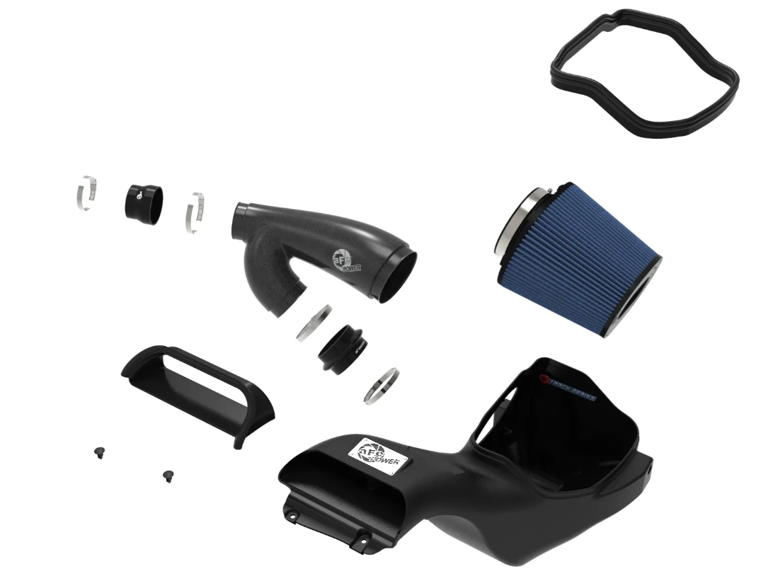 Track Series Carbon Fiber Cold Air Intake System w/Pro 5R Filter